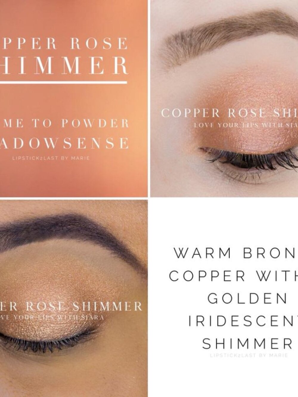 Copper Rose Shimmer ShadowSense